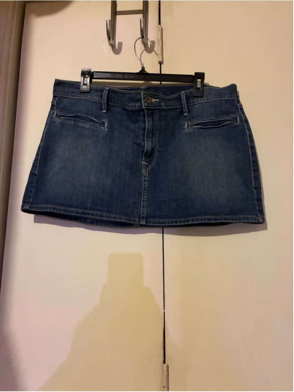 Women's Levi's Denim Mini Skirt Blue Size 15